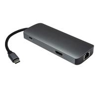 Inter-Tech Adapter Argus H-428 7in1, USB C, HDMI 4K, PD 100W