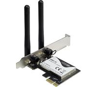 Inter-Tech DMG-32 Interne WLAN 650 Mbit/s, schwarz/Silber (US IMPORT)