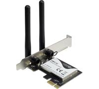Inter-Tech DMG-32 Interne WLAN 650 Mbit/s, schwarz/Silber (US IMPORT)