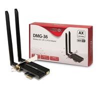 Inter-Tech DMG-36 Eingebaut WLAN/Bluetooth 5400 Mbit/s, Black