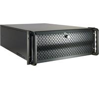 Inter-Tech IPC 4U-4129L Rack Metallic, Silver