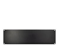 INTER-TECH IPC Blanking Plate 3HE Screwed Blind Plate with Screwed Fixings