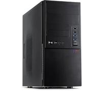 Inter-Tech IT-6865 Computer Case Micro-Tower Black - Computer Case (Micro-Tower, PC, Black, 14 cm, 34 cm, CE)