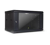 Inter-Tech SMA-6406 6U Wall mounted rack Black