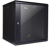 INTER-TECH SMA-6612 Wall Housing 12 HE 450 mm Deep Total Load up to 40 kg Fulfills Protection Class IP20 Lockable - Unmounted