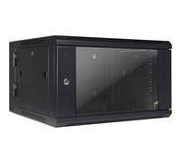 INTER-TECH SMB-6606 - Foldable Wall Hinge 6U 600mm depth total load up to 40kg Protection class IP20 lockable - unmounted