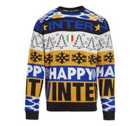 Inter Unisex Adult Christmas Jumper Blue