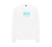 Inter Unisex Adult T-Shirt, Official Product, Exclusive 3D Crest Collection, 100% Cotton, Suitable For All Nerazzurri Fans White