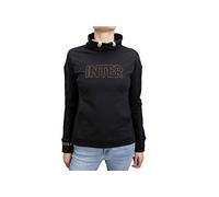 Inter Women's Sweatshirt With Wide Funnel Neck In Stretch Cotton - Sweatshirt Women, womens, sweatshirt, INTFE865, Black, S