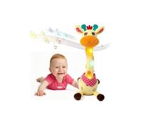 Interact & Laugh! Dancing Singing Giraffe Toy: Repeats What You Say with Record, Volume Control & Lights - Educational Baby Toddler Gift for 0-7 Year Olds