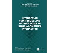 Interaction Techniques and Technologies in Human-Computer Interaction