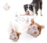 Interactive 2025 Dog Toys - Indestructible Bouncing Piggy Talking Dog Ball for Boredom (Hamster)
