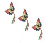 Interactive 360 Degree Rotating Cat Toy for Boredom Relief with 3 Flashing Butterflies for Cat Lovers (#1)