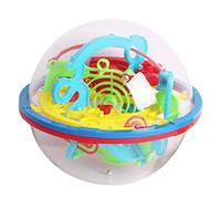 Interactive 3D Maze Puzzle Game 100 Challenging Educational Brain Teaser Toy for Kids Adults Family (Multicolor, One Size)