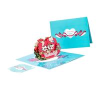 Interactive 3D Popup Valentine Card Sustainable Materials Craft Surprise Card Individualized Various Celebration Greeting Card