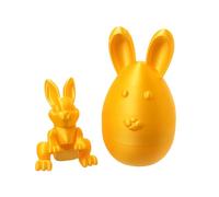 Interactive 3D Printed Easter Display with Animal Figure Inside Rotatable Parts Vibranted Color for Children Gift Small Item Container
