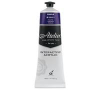 Interactive Acrylic Paint Purple 80ml Tube