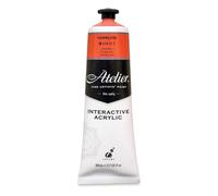 Interactive Acrylic Paint Vermilion 80ml Tube