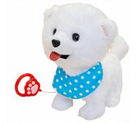 Interactive AI Robot Dog, Robotic Dogs That Act Like Real Dogs - Lick Their Tongues, Simulate Dog Wool, Learn to Speak, AI Robot Dog Toy That Can Walk and Bark #E