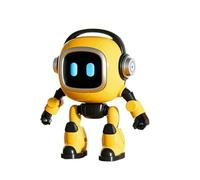 Interactive AI Talking Smart Robot, Voice Controlled Educational Toy With Customizable Character Storytelling Music Dynamic Lights Articulated Joints For Kids