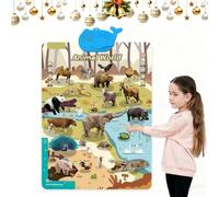 Interactive Alphabet Wall Chart | Electronic Alphabet Wall Poster, Music Poste r Kids Learning Educational Toys, English Learning Posters with Sounds, Talking Speech Poster for Christmas Fun Girls