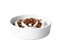 Interactive Anti-Gulping Dog Slow Feeder - Prevents Bloat Choking Hazards, Promotes Healthy Digestion, Stops Rapid Eating, Features Non-Slip Rubber Base, Rigid Foraging Dish | For Puppies