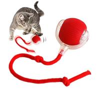 Interactive Ball for Cats,Motion Activation Electric Bait, Electric Smart Pet Toy with Tail Rope | for Indoor Pets Training Hunting and Chasing