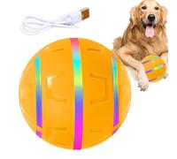 Interactive Ball for Dogs | Active Rolling Ball for Dogs | Bouncing Vibrating USB Rechargeable Pet Supplies, Pet Toys with Light for Boredom Exercise Enrichment Indoor Outdoor