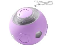 Interactive Ball for Dogs - Electric Moving Toy for Play | Rechargeable Smart Pet Supply with LED Lights & Tough Build for Small Medium Large Aggressive Chewers Training Exercise Entertainment