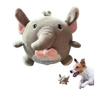 Interactive Ball for Dogs, Soft Interactive Plush Toy with Squeak - Electric Balls for Dogs in the Shape of Animals, for Stimulation Enrichment Play Open House Puppies Kittens Small Breeds G