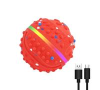 Interactive Ball for Dogs Waterproof E-TPU Bouncing 3 Play Modes with