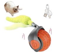Interactive Ball Toys Automatic Ball Faux Mouse Electric Pet Toy Rechargeable Training Imitate Tail D R4A4 Smart