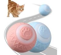 Interactive Ball Training Self-moving Kitten Electric Ball Toys Electronic for Cat Toys Automatic Bored Motion Roll Motion Electric Upgrade Toy Carpet For For Motion Fast Rechargeable