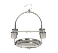 Interactive Bird Stand with Feeding Cups, Small Width 28 Cm, Height 43 Cm