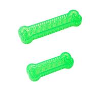 Interactive Bone Shaped Play Toy for Dogs to Clean Teeth and Stay Entertained Using Snacks Inside Hiding Dog Toy