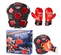 Interactive Boxing Game | Children Interactive Boxing Machine Scoring Toy - Sanshou Workout Equipment For Instant Reaction -For Boys, Girls, Adults
