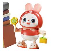 Interactive Bunny Toy, Singing Dancing Animal, Compact with 48 Songs, Electric Easter Plush for Head Lifting, Motor Skill Training, Fun Educational Toy for Early Learning, Playtime Entertainment