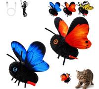 Interactive Butterfly Cat Toy, Smart Sensing Flapping Wings for Cats，B+O