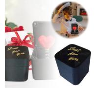 Interactive Buttons for Dogs Red Heart Surprise Present 3D Printed In Surprise Up Present Christmas Birthday And Valentine's Day Classroom Game 1 Year (Red, 5cm)