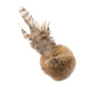 Interactive Cat Ball, 3 Natural Rabbit Hair Balls | Soft Rabbit Hair Cat Interactive Toy - Outdoor Play and Exercise for Medium to Large Breed Cats and Dogs