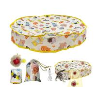 Interactive Cat Ball,360 Degrees Rotating Smart Pet Playing Ball - with Bag and Mat Electric Game Toy for Dogs Kitten Pets Hunting Self Play Training Playtime