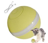 Interactive Cat Ball | Intelligent Interactive Jumping Toy Cat Rolling Ball with Obstacle Avoidance and LED Light, for Dog Pet Exercise Entertainment Game