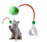 Interactive Cat Ball, Rechargeable Smart Interactive Ball Cats, 3.15x2.56x2.17 inches, 600mAh Battery, Fast Rolling on Carpet, Electric Pet Toy for Boredom Relief