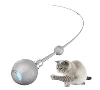 Interactive Cat Ball Toy - 3 Modes Smart Toy Ball for Cats | Intelligent Mental Stimulation with Tail Game for Automatic Interactive Game Hunting Training,For Kittens Cats Means