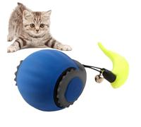 Interactive Cat Ball Toy - Automatic Cat Ball | Interactive Kitten Toy - About 5cm/1.97 Inches, Bout 40g, ABS, Silicone, Built-in 150mAh Battery, Charging Cable Included, Easy To Keep It Juiced Up