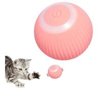 Interactive Cat Ball Toy, Automatic Rolling Ball Cat Toy, Smart Cat Toy Balls Cat Chasing Toys for Indoor Cats, USB Rechargeable Cat Exercise Toy, Cat Rolling Ball for Cat Kitten Entertainment or Play
