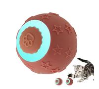 Interactive Cat Ball Toy - Interactive 2-Modes Kitten Toys - Smart Rolling Ball - for Kittens Small Animals Home Pet Room Indoor Outdoor Training Exercise
