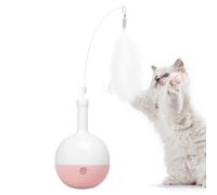 Interactive Cat Ball Toy - Interactive Funny Treat Dispenser,Automatic Cat Toy - For Exercise Indoor Play Time Energy Consumption Training Hog