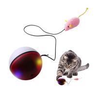 Interactive Cat Ball Toy - Motion Activated Bounce Sphere, Electronic Rolling Companion,Textured Velvet,Teething Engagement Tool | Fun Surprise Present,for Travel Holiday Pets