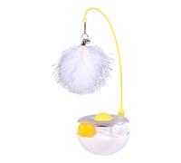 Interactive Cat Feather Teaser Toy - Exercise Balls with Bells for Indoor Cat Play & Fitness
